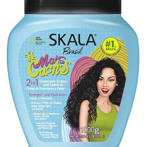 SKALA Mais Cachos Hair Type 3ABC - 2 in 1 Conditioning Treatment Cream & Cream To Comb (35.2 Oz)