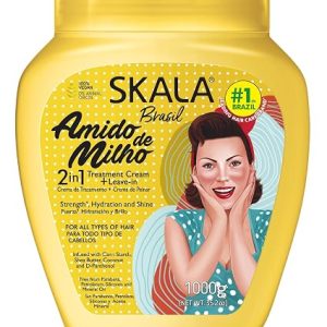 Skala Expert Corn Starch (Amido de Milho) Hair Treatment Conditioning Cream (35.2 oz / 1000g)