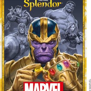 Asmodee Marvel Splendor Board Game - Unite Heroes and Gems in an Epic Strategy Adventure, Family Game for Kids and Adults, Ages 10+, 2-4 Players, 30 Minute Playtime