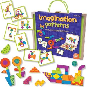 MindWare Imagination Patterns - Creative, Magnetic Play with Patterned Shapes!